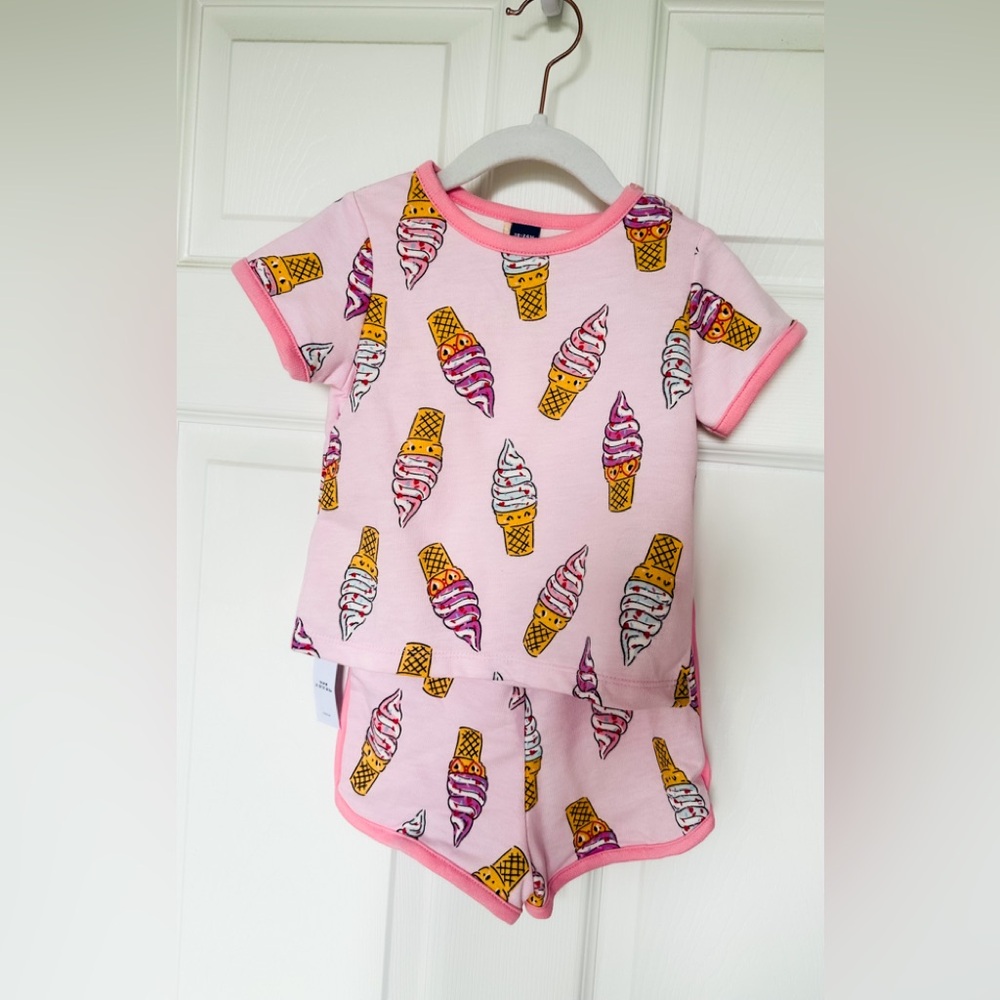 Old Navy Pink Ice Cream Kids Matching Set